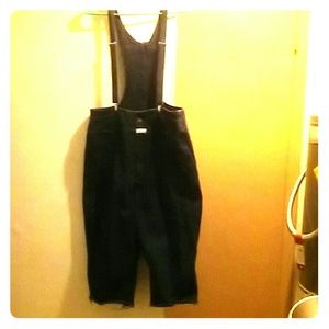 Vintage mid knee overalls